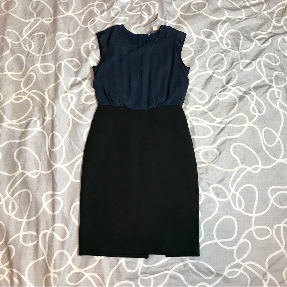 Ann Taylor LOFT Size 00P Petite Mixed Media Dress